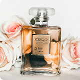 Coco Chanel perfume bottle