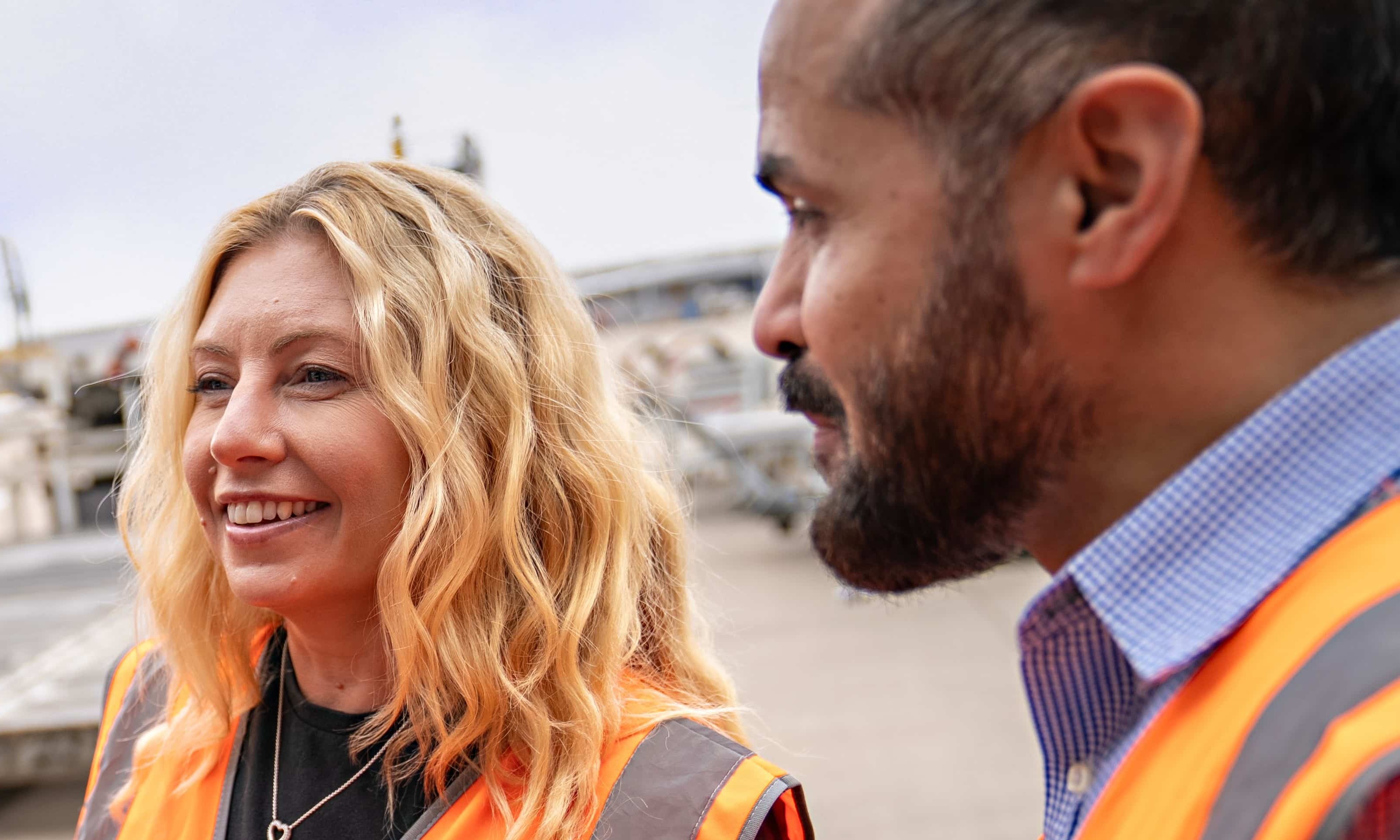An aircraft being boarded whilst attached to a passenger boarding bridge